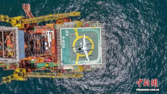 全球首次2吨级evtol海上石油平台物资运输飞行完成