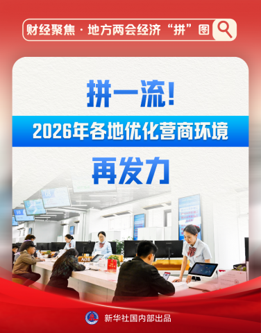 财经聚焦·地方两会经济“拼”图丨拼一流！2026年各地优化营商环境再发力